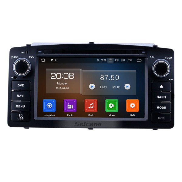 6.2 inch Android 11.0 GPS Navigation Radio for 2003-2012 Toyota Corolla E120 BYD F3 with HD Touchscreen Carplay Bluetooth support TPMS