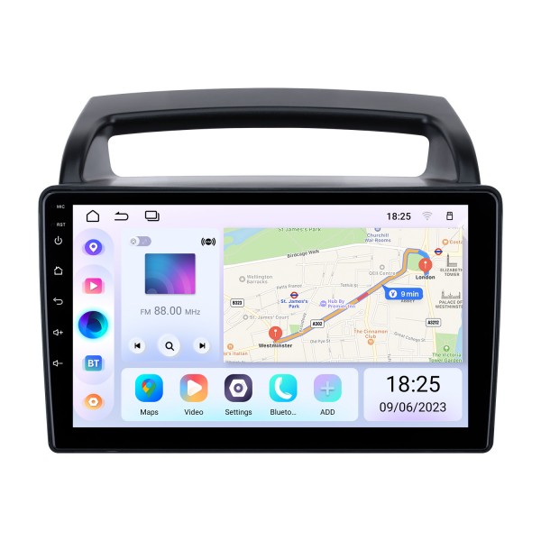 9 inch 2011 2012 2013 Kia k5 Android 5.0.1 Radio GPS Navigation System with HD touchscreen Bluetooth Steering Wheel Control Digital TV Mirror Link Backup Camera TPMS  