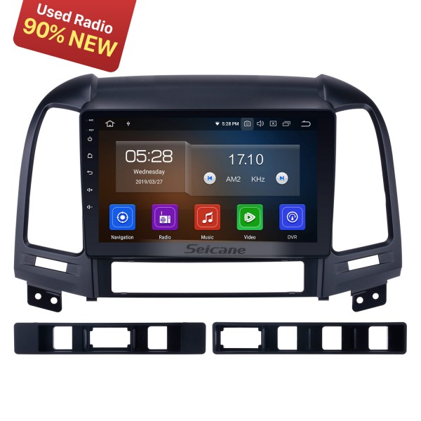 For 2006-2012 Hyundai SANTA FE OEM Android 10.0 HD 1024*600 touch screen GPS navigation system Radio Bluetooth OBD2 DVR Rearview camera TV 1080P Video USB WIFI Steering Wheel Control