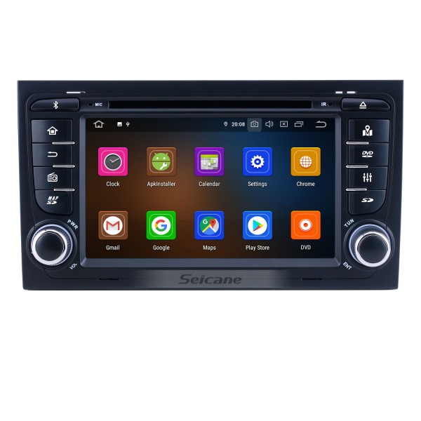 Android 12.0 For 2011 Audi A4 Radio 7 inch GPS Navigation System Bluetooth HD Touchscreen Carplay support Steering Wheel Control DSP