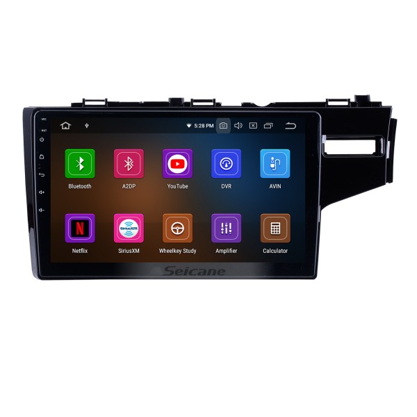 Aftermarket HD Touch Screen 2014 2015 2016 HONDA FIT RHD Android 11.0 Radio Replacement with GPS DVD Player 3G WiFi Bluetooth Music Mirror Link OBD2 Backup Camera DVR AUX USB SD 1080P Video 