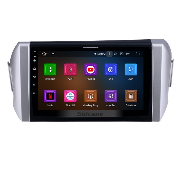 9 inch HD Touchscreen 2015 2016 2017 2018 Toyota Innova RHD Android 11.0 Bluetooth GPS Navi Radio AUX USB WIFI RDS support DVD Carplay SWC 4G DVR