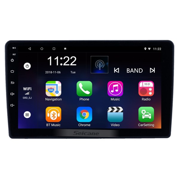 Android 14.0 9 inch Touchscreen GPS Navigation Radio for 2002 Toyota Vios with Bluetooth USB WIFI support Carplay SWC Rear camera OBD2 DAB+