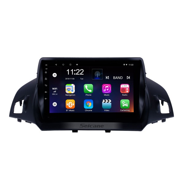 Android 10.0 9 inch HD Touchscreen GPS Navigation Radio for 2013-2016 Ford Escape with Bluetooth USB WIFI AUX support Backup camera Carplay SWC