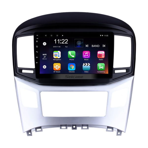 2016 2017 2018 Hyundai Starex H-1 Wagon GPS Navigation 10.1 inch Android 14.0 Radio with 1024*600 Touchscreen Bluetooth USB  Wifi AUX Steering Wheel Control