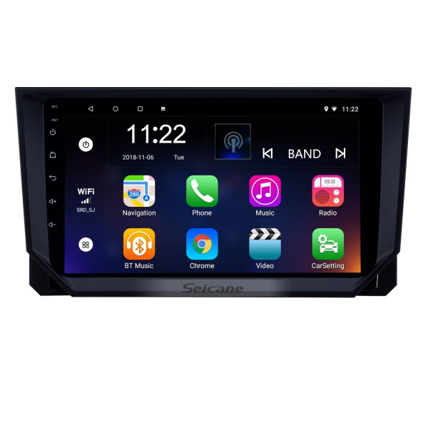 9 inch Android 13.0 GPS Navigation Radio for 2018 Seat Ibiza with Bluetooth USB WIFI HD Touchscreen support TPMS Carplay DVR