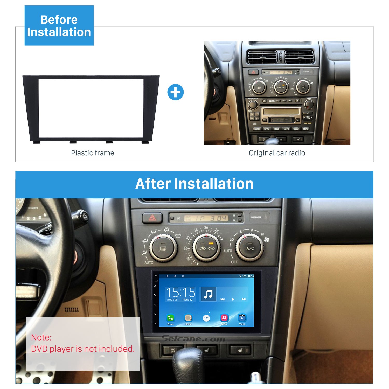 Popular 2din 1995 2006 Lexus Is200 Is300 Toyota Altezza