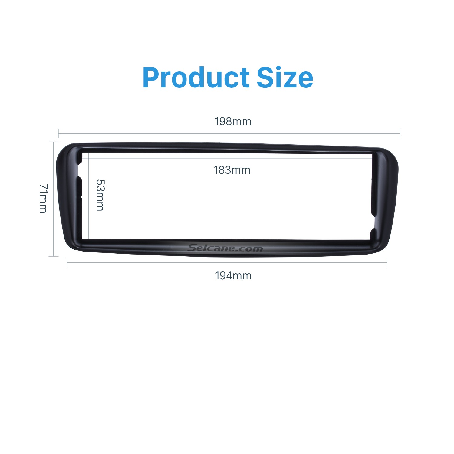 Professional 1 Din Car Radio Fascia For 1988 Up Peugeot 206 Auto Stereo Adaptor Trim