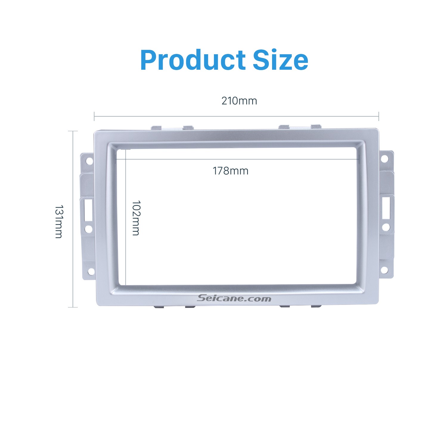 High Quality 2 Din Car Radio Fascia For 2005 2007 Chrysler
