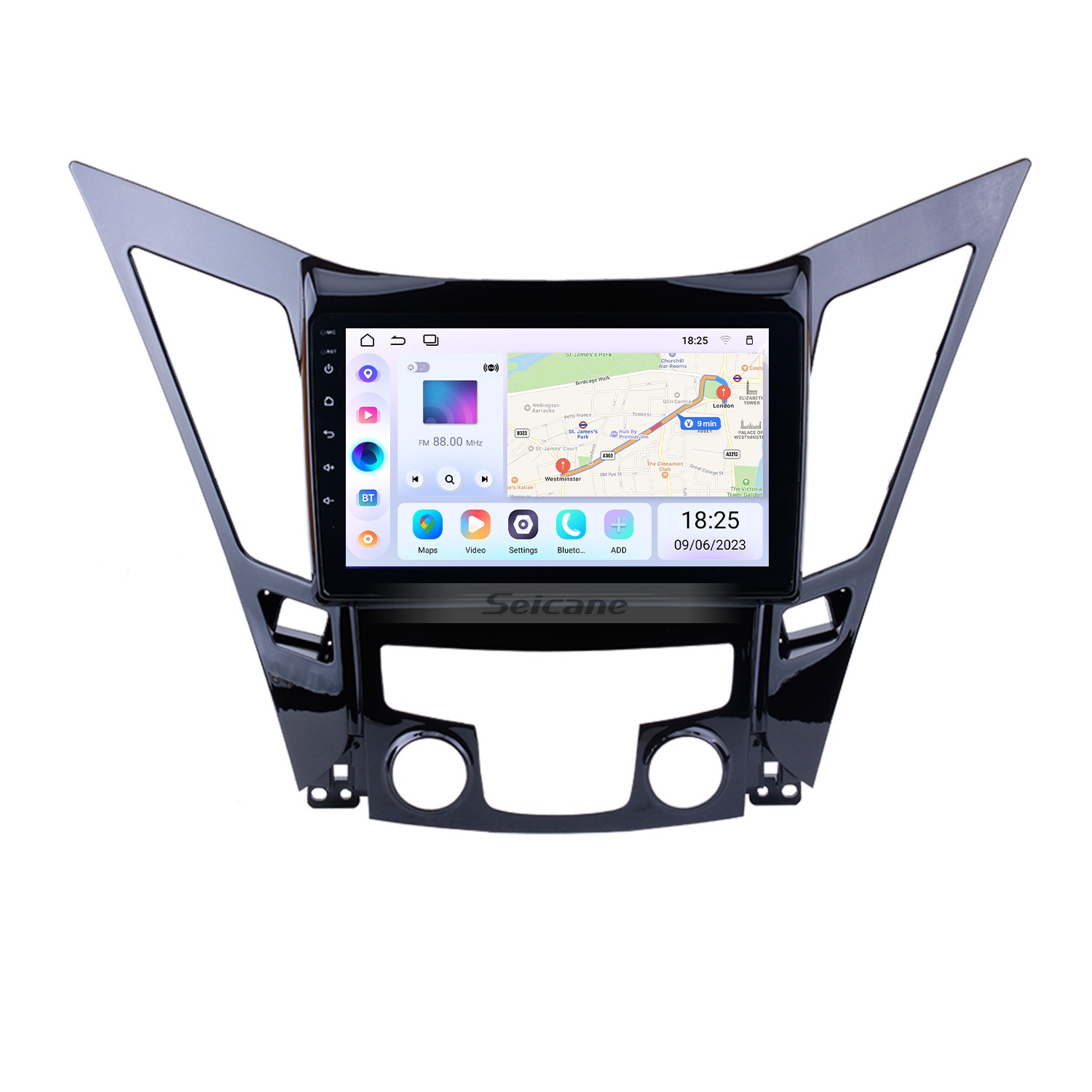 9 Inch All-in-One Android 14.0 GPS Navigation system For