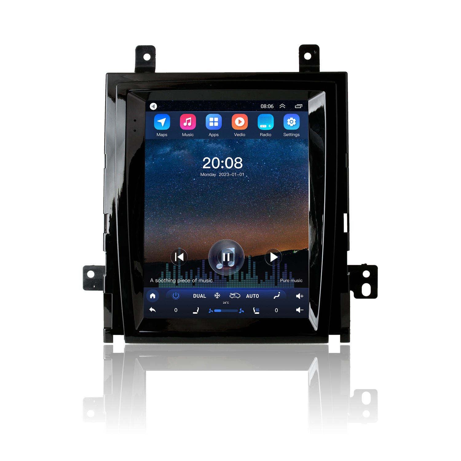 9.7 inch Android 10.0 Telsa screen for 2003-2013 CADILLAC ESCALADE Radio  GPS Navigation System with Bluetooth HD Touchscreen Carplay support DSP SWC