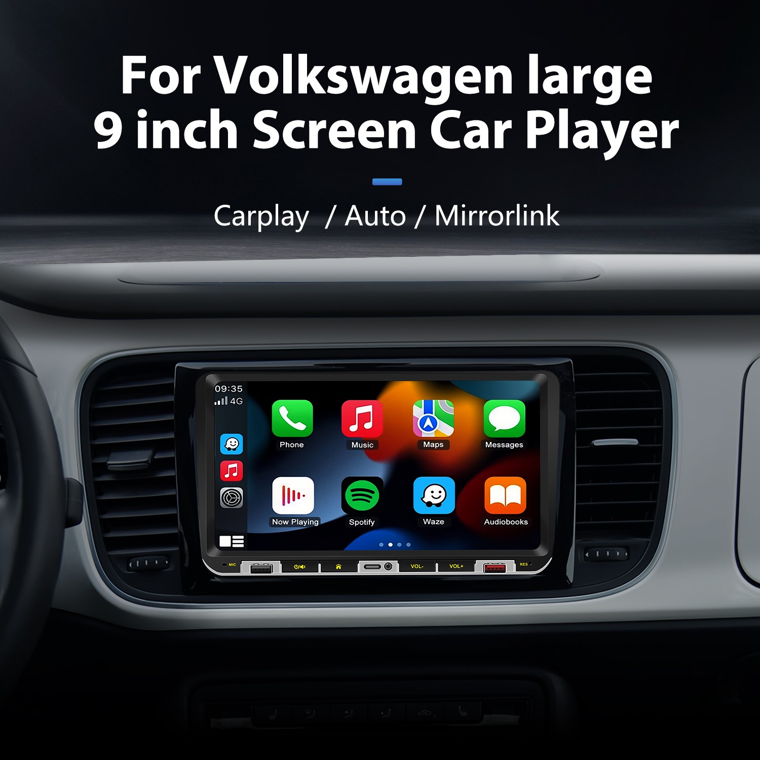 9 inch Carplay Screen MP5 Player For Volkswagen large 9 inch Carplay Screen MP5 Player For Volkswagen large