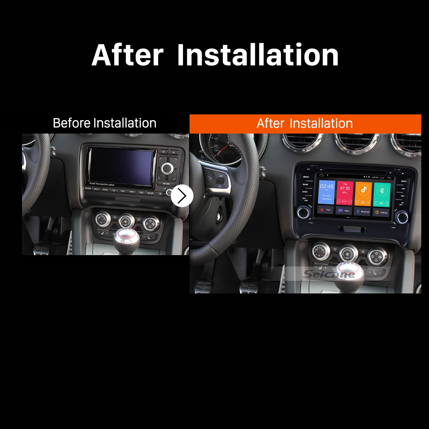 Oem Android 10 0 2006 2013 Audi Tt Radio Replacement With