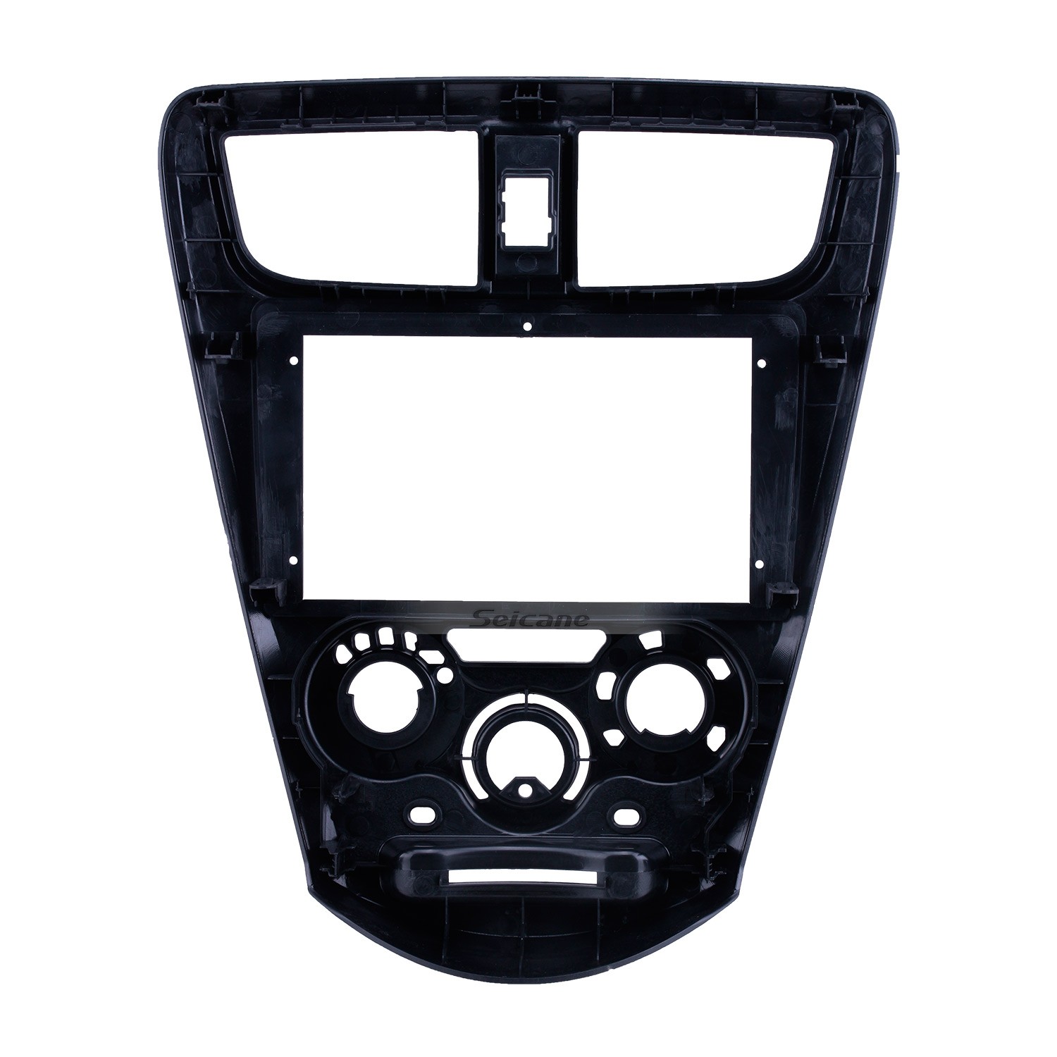 BLACK In Dash Fascia Panel Trim Frame Installation Kit For 