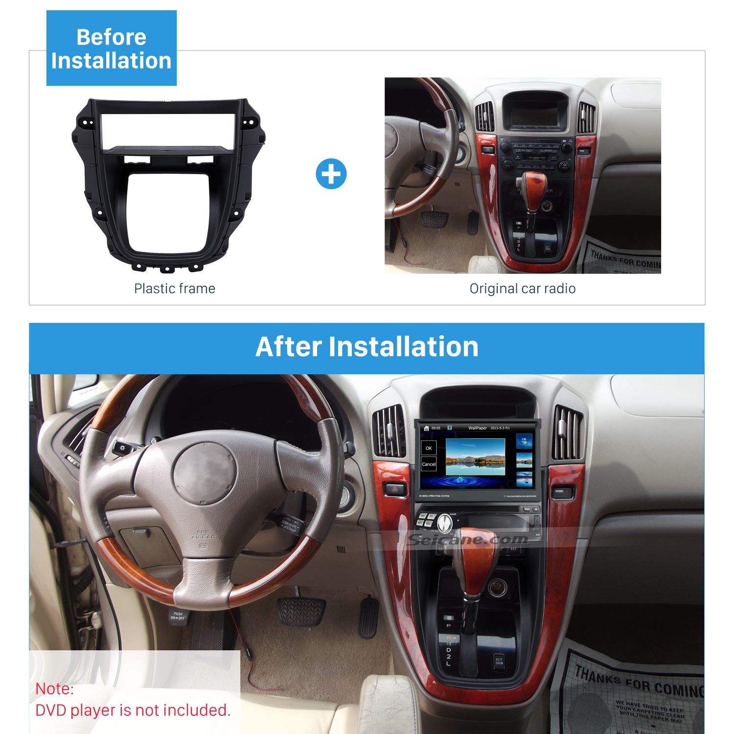 Newest One Din 1997 2003 Lexus Rx 300 Harrier Car Radio