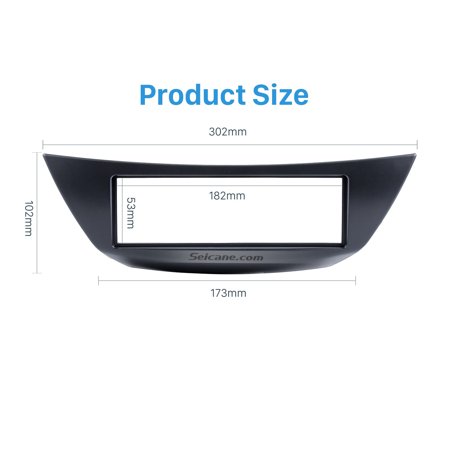 Top Quality 1din Car Radio Fascia For 2007 Renault Laguna In Dash Mount Kit Car Stereo