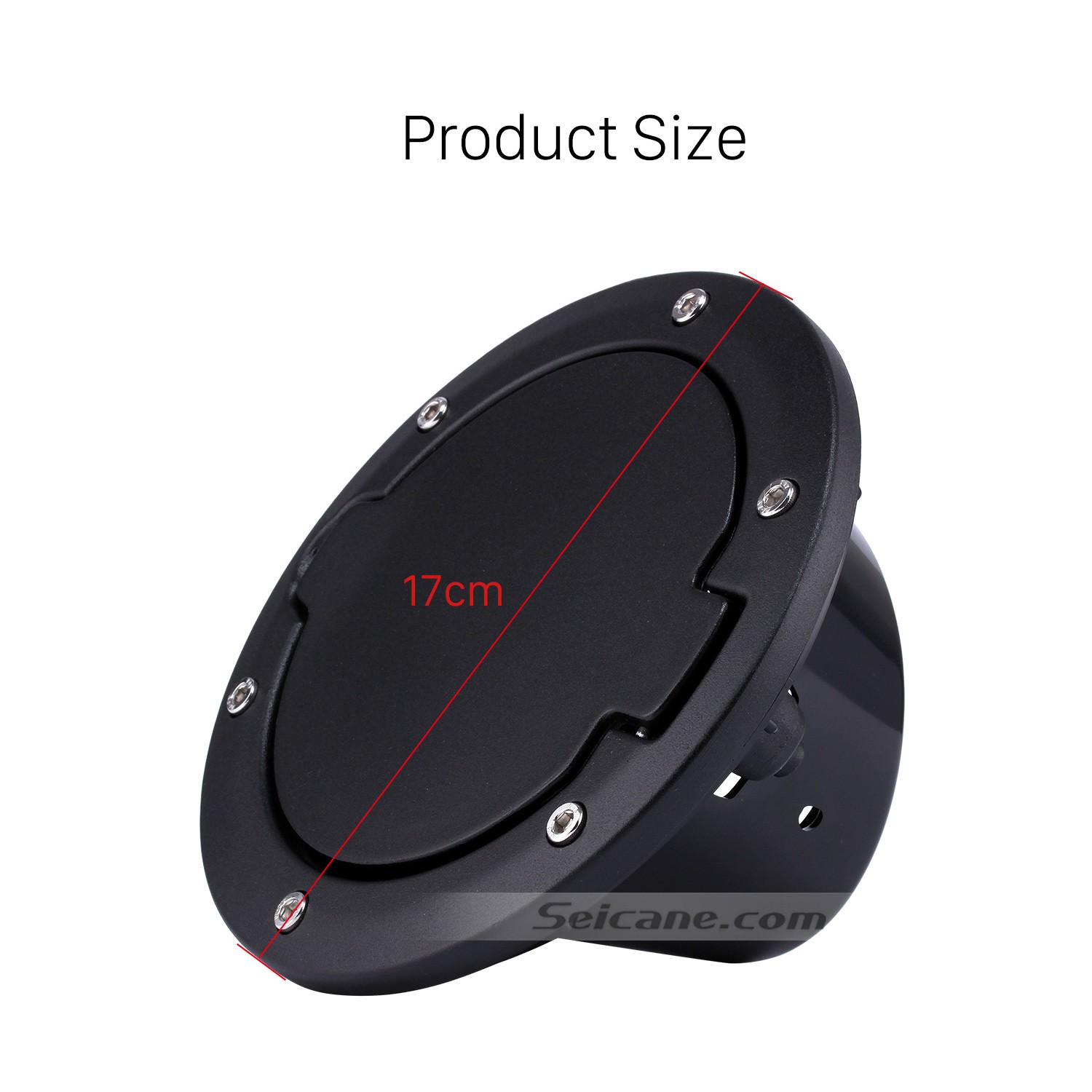 Black Car Engine Gas Oil Filler Cap Fuel Tank Cover For