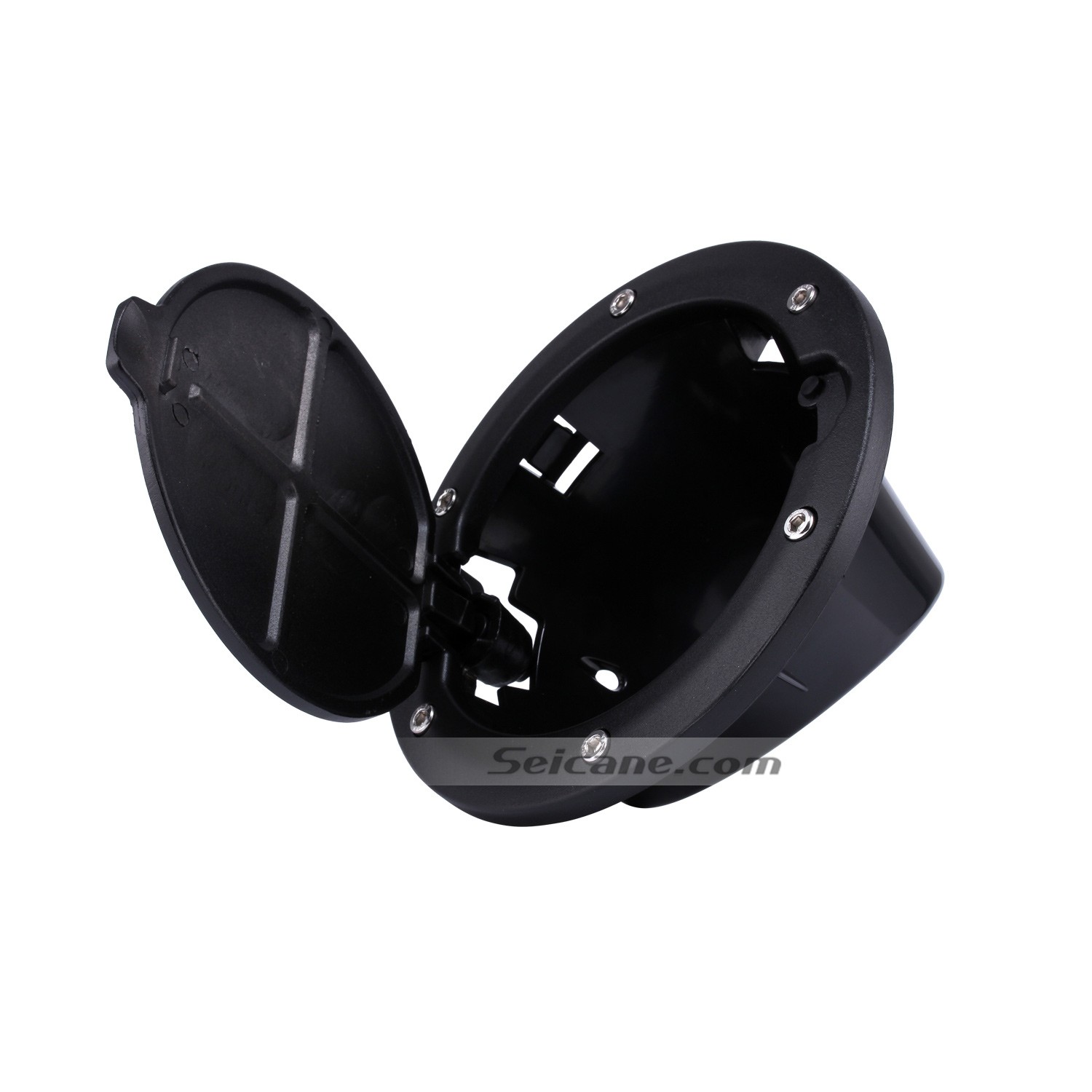 Black Car Engine Gas Oil Filler Cap Fuel Tank Cover For