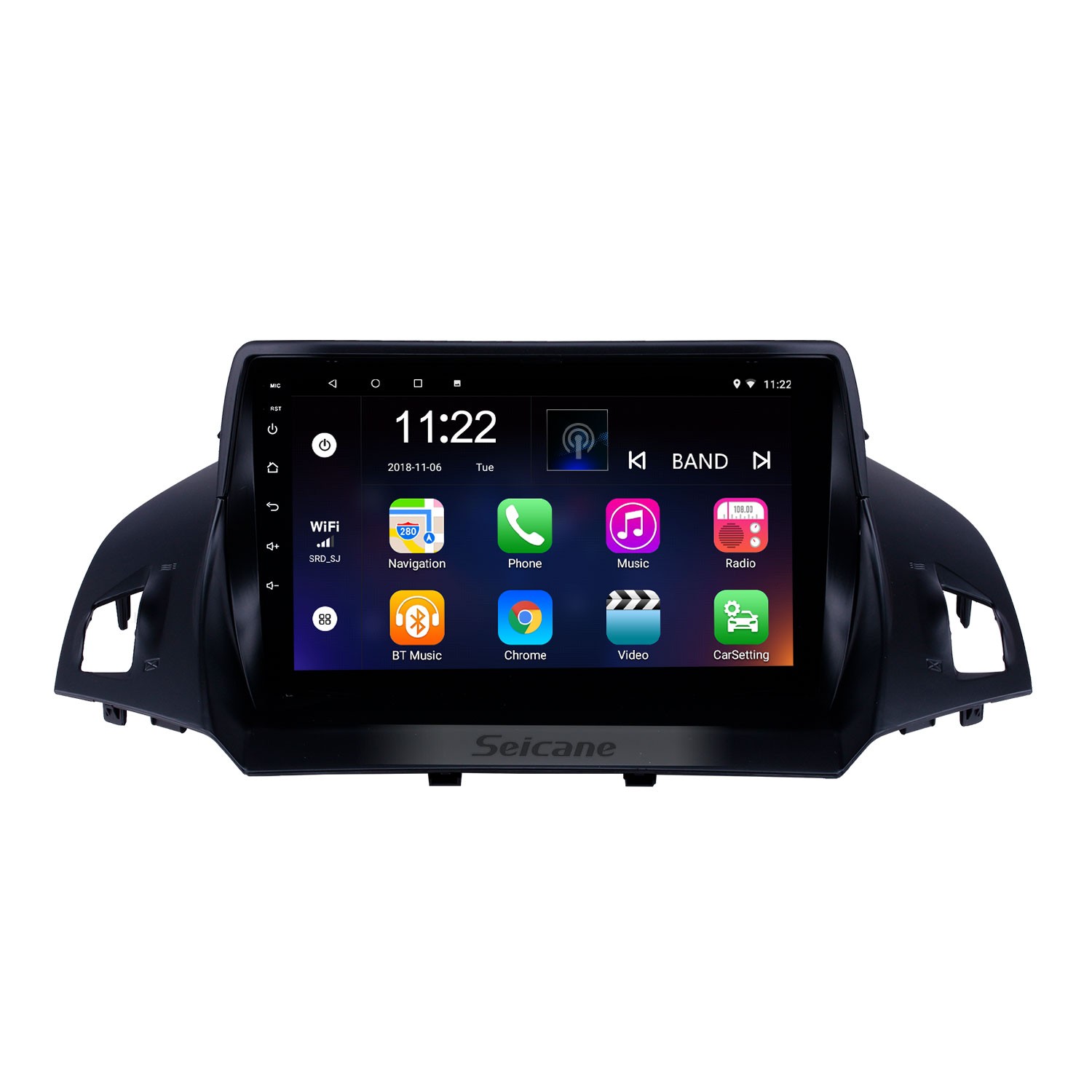 Android 13.0 9 inch HD Touchscreen GPS Navigation Radio for 2013-2016 Ford  Escape with Bluetooth USB WIFI AUX support Backup camera Carplay SWC