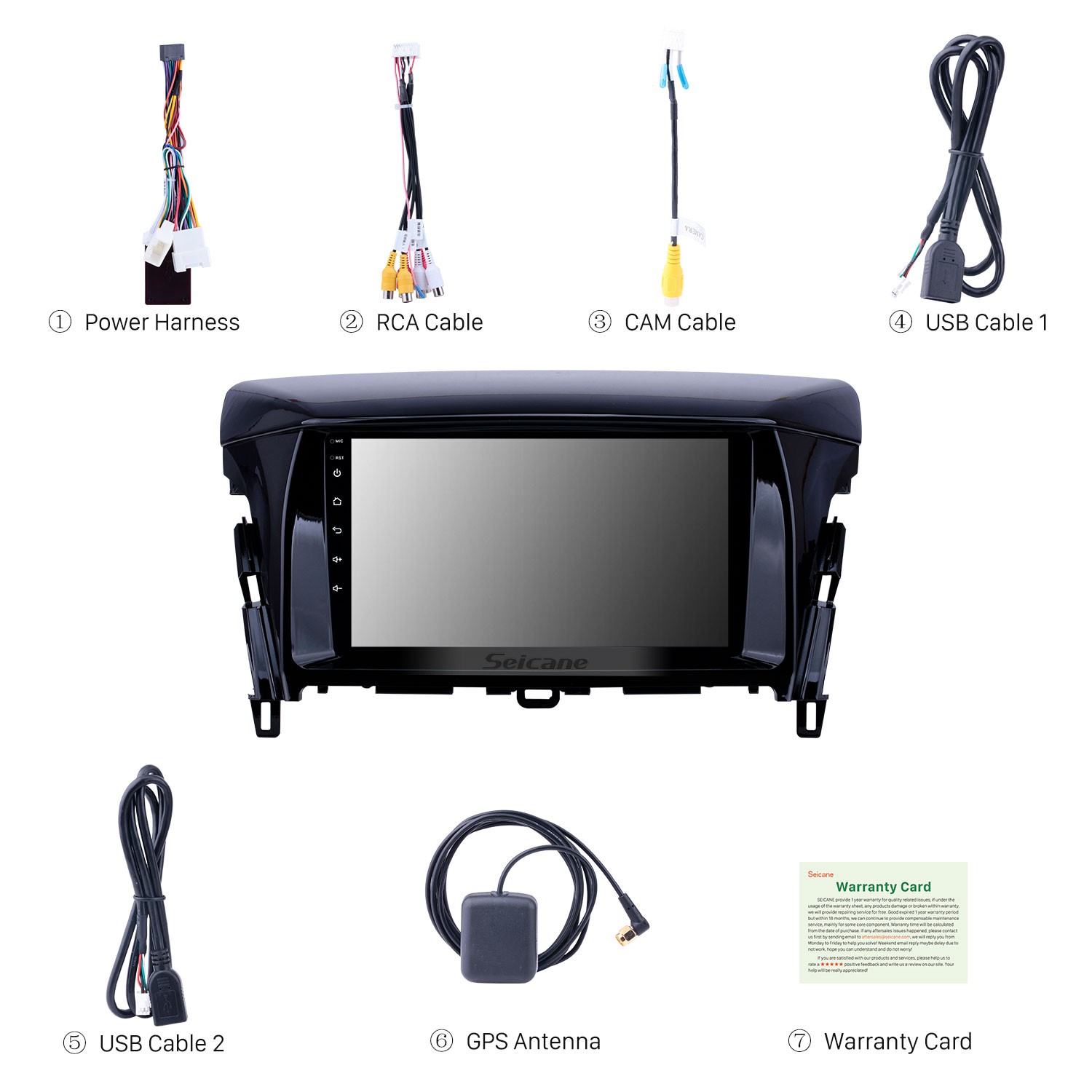 OEM 9 inch Android 10.0 Radio for 2018 Mitsubishi Eclipse Bluetooth