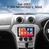 Carplay Android 13.0 9 inch HD Touchscreen GPS Navigation Radio for 2007 2008 2009-2011 FORD MONDEO C-MAX Kuga with Bluetooth support Rearview Camera