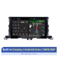 10.1 Inch Android 10.0 GPS Navigation System For 2015 Toyota Highlander Bluetooth Touch Screen Radio support TPMS DVR OBD Backup Camera TV Video 3G WiFi