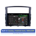 9 Inch 2006-2017 MITSUBISHI PAJERO V97/V93 HD Touchscreen GPS Navigation System Android 10.0 Radio Support Bluetooth OBDII Rear Camera AUX Steering Wheel Control USB 1080P 3G/4G WiFi TPMS DVR USB