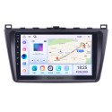 In dash Radio 9 inch HD 1024*600 Touchscreen Android 14.0 For 2008 2009 2010 2011-2015 Mazda 6 Rui wing GPS Navigation System Support Steering Wheel Control DVR OBDII WiFi Backup Camera DAB+
