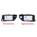 OEM HD Touchscreen 10.1 inch Android 13.0 Radio for 2016-2018 Toyota Hilux Bluetooth GPS Navi Head unit Steering Wheel Control  WIFI Mirror Link TPMS USB FM