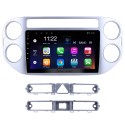 9 inch 2010-2015 VW Volkswagen Tiguan Android 14.0 HD 1024*600 Touchscreen Radio with GPS Navi Bluetooth USB  WIFI 1080P Rearview Camera Aux Steering Wheel Control