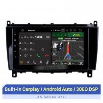 8 Inch HD Touchscreen for Mercedes Benz CLK W209 1998-2012 Benz CLS W219 2004-2008 Auto Stereo Car Stereo System with Bluetooth Support AHD Camera 