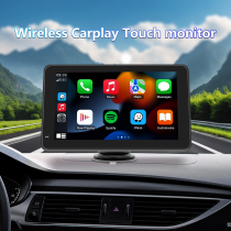 7 inch Wireless Carplay Android Auto Touch monitor Stereo GPS navigation system with Bluetooth support HD Video Display of Reversing Camera