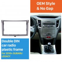 173*98/178*100/178*102mm Double Din Car Radio Fascia for 2010+ Subaru Legacy DVD Stereo Trim Panel Dash Mount Plate Frame