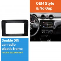 UV Black Frame for 10.1 inch 2018 SUZUKI SWIFT Audio Dash Trim Fascia Panel Kit