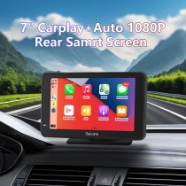 7" Carplay Screen Android Auto MP5 Player WiFi FM with Rearview Front Camera