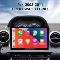 10.1 inch Android 14.0 For GREAT WALL FLORID 2008-2011 HD Touchscreen Radio GPS Navigation System Support Bluetooth Carplay OBD2 DVR  WiFi Steering Wheel Control