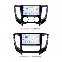 2015 Mitsubishi TRITON (MT) Manual air conditioner Android 14.0 Car Radio 9 inch HD Touchscreen GPS Navigation System Head unit with USB Mirror Link FM music Bluetooth WIFI support SWC Carplay Backup Camera Digital TV