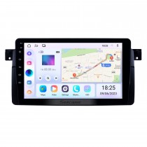 9 inch Radio HD touchscreen Android 14.0 for 1998-2006 BMW 3 Series X35 E46 GPS Navigation System with WIFI Bluetooth USB Mirror Link Rearview AUX