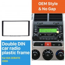 173*98mm Double Din Car Radio Fascia for 2006 KIA CERATO Face Plate DVD Frame Panel Dash Mount Kit Adapter