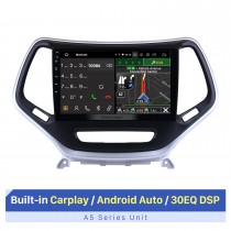 9 inch IPS Touchscreen for 2016 Jeep Grand Cherokee Android 10.0 Radio GPS OBD2 4G WIFI Steering Wheel Control Digital TV Bluetooth Music 