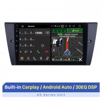 9 inch Android 10.0 GPS Navigation System Radio for 2005-2012 BMW 3 Series E90 E91 E92 E93 316i 318i 320i 320si 323i 325i 328i 330i 335i 335is M3 316d 318d 320d 325d 330d 335d with HD Touchscreen Bluetooth Carplay support Steering Wheel Control