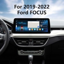 Android 12.0 Carplay 12.3 inch Full Fit Screen for 2019 2020 2021 2022 Ford Focus GPS Navigation Radio with bluetooth