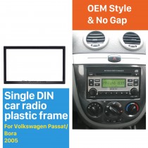 173*98mm Double Din 2005 Volkswagen Passat Bora Car Radio Fascia DVD Panel Stereo Player Audio Fitting frame Adaptor 