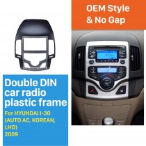 Fashionable 2Din 2009 HYUNDAI I-30 AUTO AC KOREAN LHD Car Radio Fascia Dash Kit Panel Plate Auto Stereo Adapter