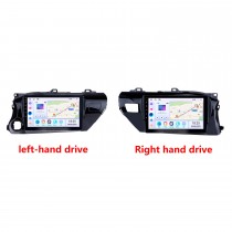 OEM HD Touchscreen 10.1 inch Android 14.0 Radio for 2016-2018 Toyota Hilux Bluetooth GPS Navi Head unit Steering Wheel Control  WIFI Mirror Link TPMS USB FM