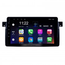 9 inch Radio HD touchscreen Android 13.0 for 1998-2006 BMW 3 Series X35 E46 GPS Navigation System with WIFI Bluetooth USB Mirror Link Rearview AUX