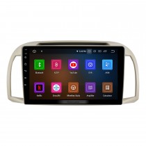 9 inch Android 13.0  for 2002-2010 NSSSA MARCH Stereo GPS navigation system  with Bluetooth OBD2 DVR HD touch Screen Rearview Camera