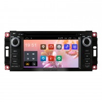 In Dash 2007-2013 Jeep Wrangler Unlimited 7 inch Radio Upgrade with Android 9.0 DVD Player Bluetooth GPS Navigation Car Audio System  Touch Screen WiFi 3G Mirror Link OBD2 Backup Camera DVR AUX