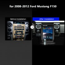 12.1" Android Car Stereo for 2008-2012 Ford Mustang F150 Built-in Carplay DSP Bluetooth support FM/AM Radios External Car Camera Steering Wheel Control