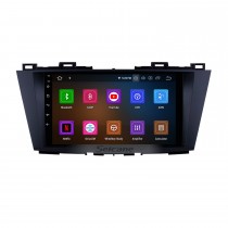 9 inch For 2009 2010 2011 2012 Mazda 5 Android 12.0 HD Touchscreen GPS Navigation System Car Radio for Bluetooth USB WIFI OBD II DVR Aux Steering Wheel Control